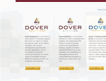 Tablet Screenshot of doversolutions.com